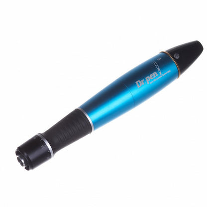 Dr. Pen A1 stylo microneedling bleu pour traitement professionnel de la peau et stimulation du collagène.