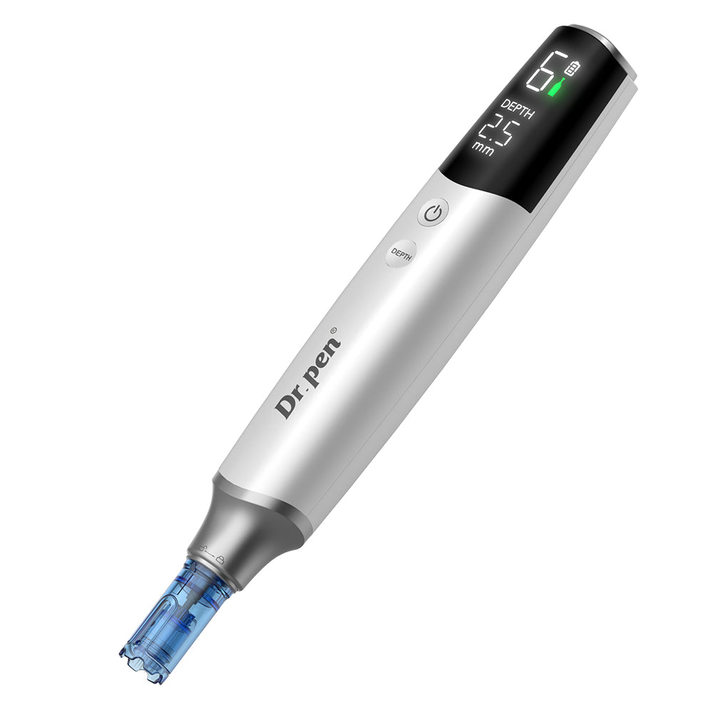 Dr. Pen M9 dermapen avec écran numérique, profondeur d’aiguille réglable et cartouche d’aiguille pour une microneedling avancée et l’amélioration de la peau.