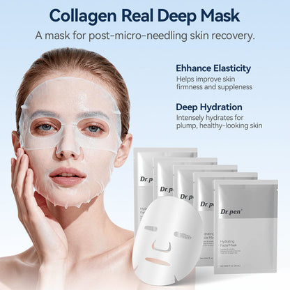 Dr. Pen MIS20 masque hydratant pour le visage utilisé après la micro-infusion et aidant à hydrater la peau ainsi qu’à améliorer son élasticité et sa fermeté.